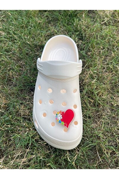 Crocs Led Li Yanıp Sönen 3d Işıklı Kalp Süsü/ Üç Boyutlu Işıklı Kalp Terlik Süsü/ Jibbitz
