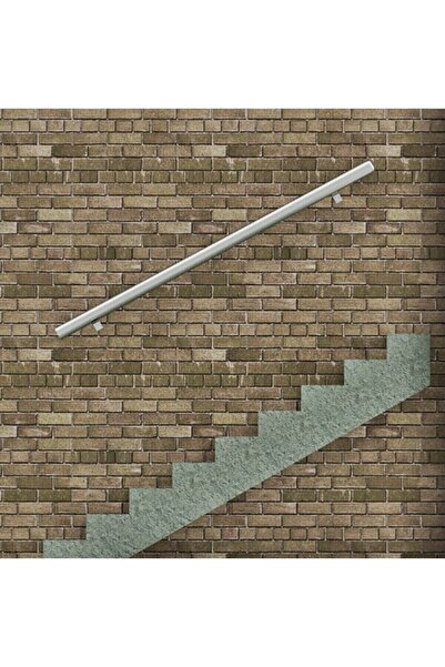 Genel Markalar Alüminyum Duvar Merdiven Korkuluğu (2mt) 50mm Boru Kalın Tip.