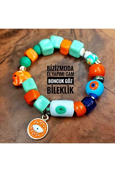 bizizmoda زجاج الطابق السفلي الخرز سحر مورانو عين الشر الخرز سوار عين الشر مط...