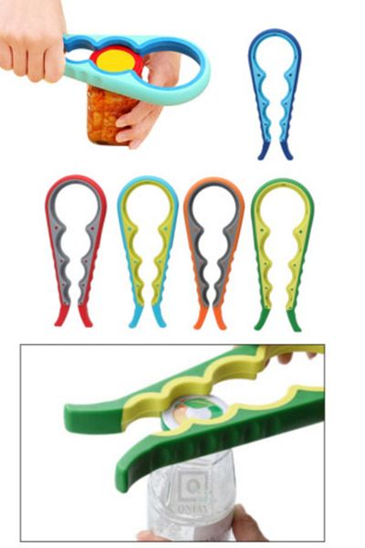 QNİAY Practical Jar Lid Opener 4 Nodes 8 Stage Bottle Lid Opener