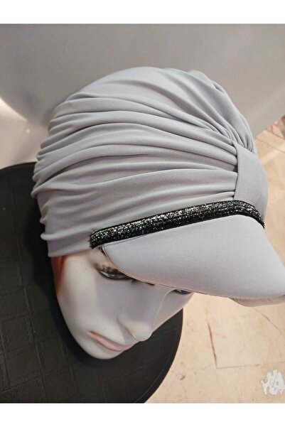 mikam قبعة جسرية لامعة عملية وأنيقة - للاستخدام اليومي، قبعة حجاب لحمام السبا...