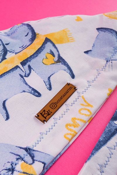Best Bone Blue Lover Cat Patterned Surgical Cap