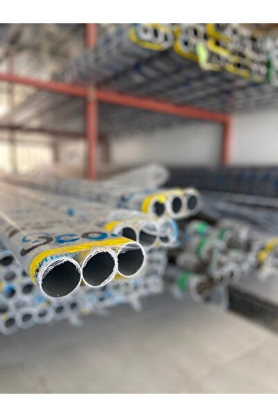 Alüminyum 50mm Boru Yuvarlak Korkuluk Üst Borusu (6mt)