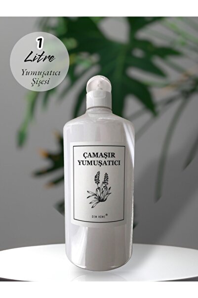 Dem Home Beyaz Renk Düzenleyici Çamaşır Yumuşatıcı Şişesi 1 litre Boş Plastik...