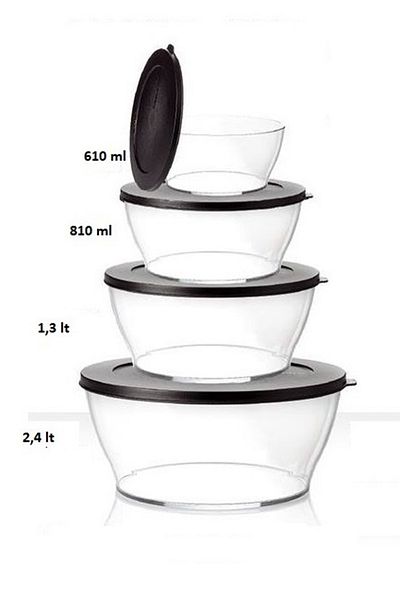 Tupperware Royal 5-Piece Storage and Service Set
