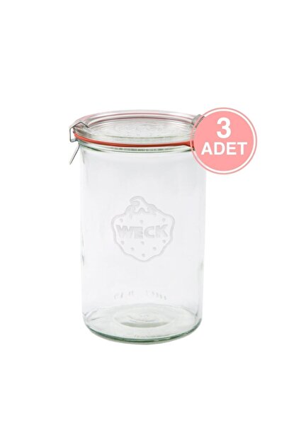 Weck 1000 Ml Cam Saklama Kavanozu 3 Adet
