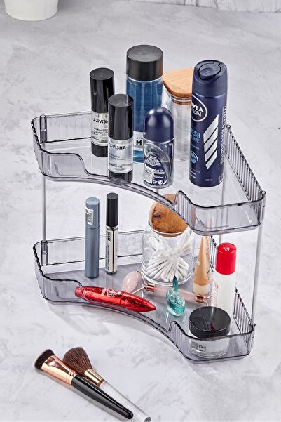 Genel Markalar 2 Katlı Makyaj Organizer, Kozmetik Düzenleyici , Çok Amaçlı Ta...