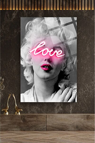 TAULART Μαρίλιν Μονρόε 4mm Πολυτελές Άθραυστο Γυάλινο Πίνακα Ζωγραφικής Υψηλή...