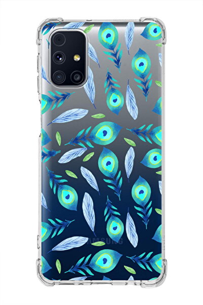 PrintiFy Prinrify Samsung Galaxy M31S Compatible Evil Eye Bead 3 Printed Tran...