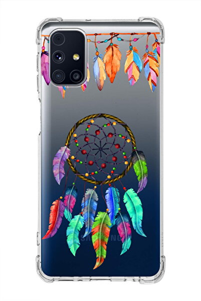 PrintiFy Prinrify Samsung Galaxy M31S Compatible Evil Eye Bead 6 Printed Tran...