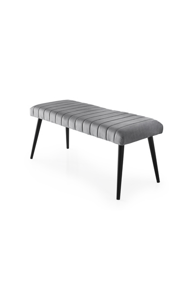 erezoğulları Mutfak Bank Bench Oturma Markiz 110cm Gri Antrasit Kumaş
