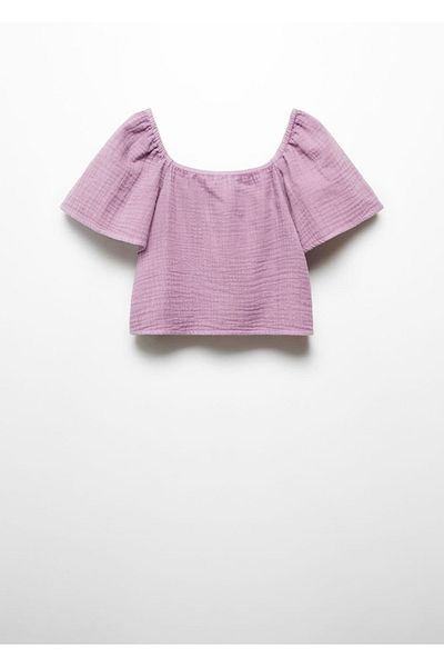 MANGO Kids Μπλούζα Bamboo Cotton