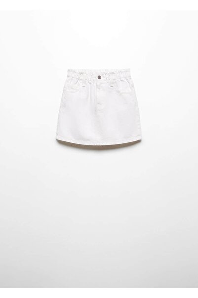MANGO Kids Fusta Albă Pentru Copii