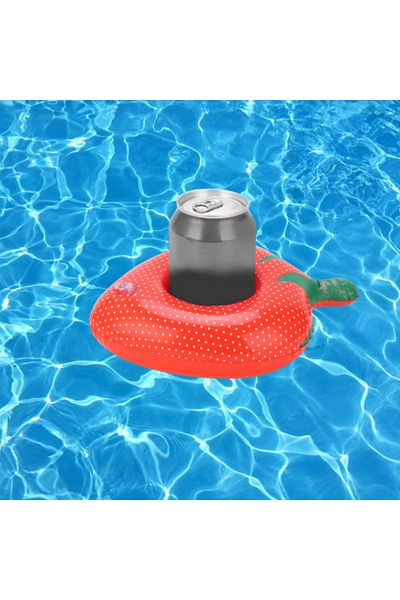 Şeker Ofisi Sea Bed Inflatable Cup Holder Strawberry