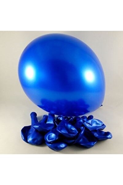 Partivitrini طقم بالونات معدنية باللون الأزرق الداكن مكون من 12 قطعة