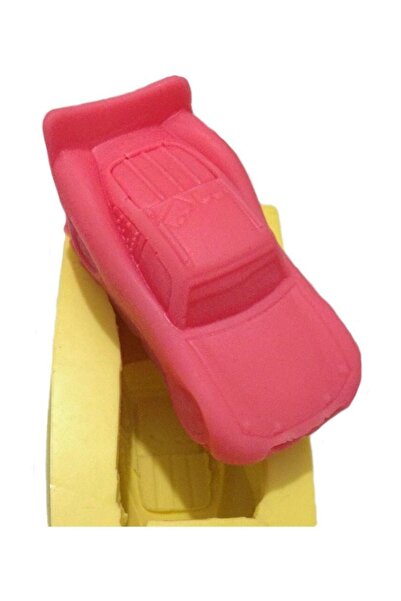 Partivitrini Lüks Araba Figürlü Silikon Pasta ve Seker Hamuru Kalibi 7x3,5x3 cm