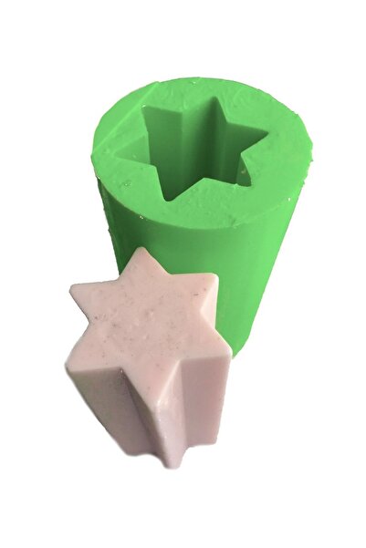 Partivitrini Star Shaped Silicone Candle Mold 5x5x5 Cm
