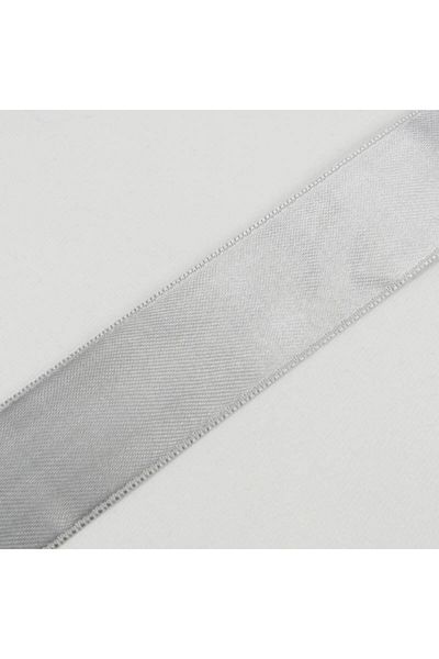 Partivitrini Silver Gray Satin Ribbon 3 CmX 10 Meters