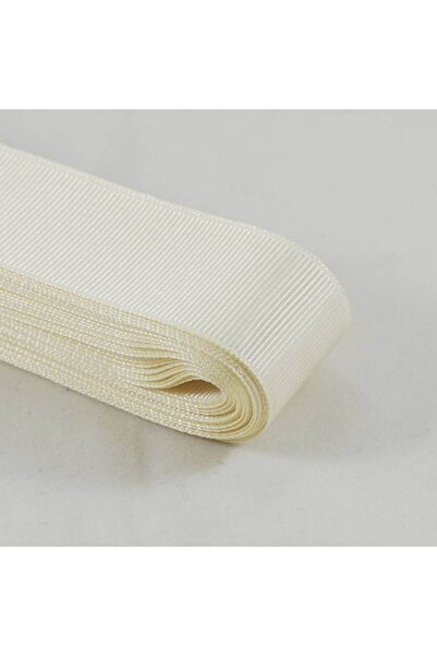 Partivitrini شريط Grosgrain بلون كريمي 3 سم× 10 متر