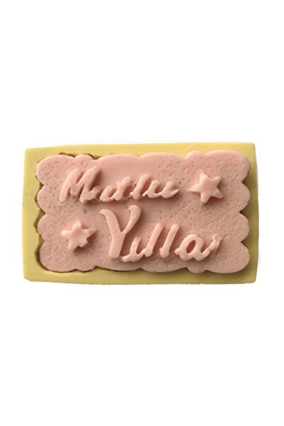 Partivitrini Happy New Year Written Painting Shaped Silicone Pastry and Candy...