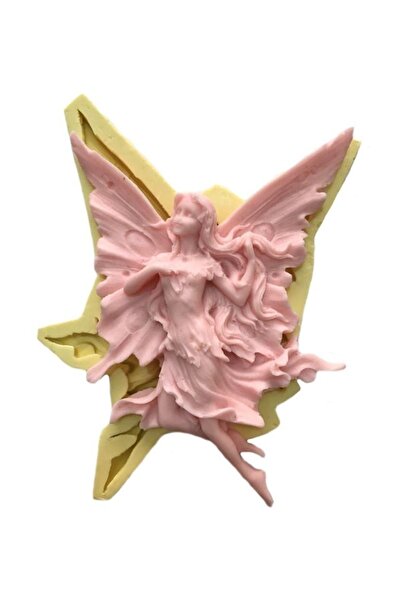 Partivitrini Peri Kızı Şeklinde Silikon Pasta ve Seker Hamuru Kalibi 17,5x11,...