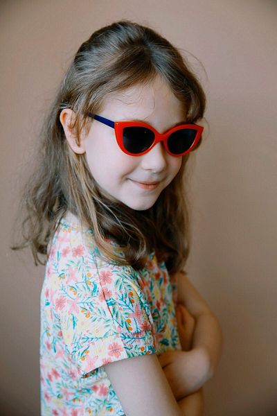 Bilge Karga Duff Orange Girl's Sunglasses