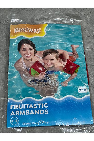 BESTWAY Strawberry Motif Swimming Sleeve