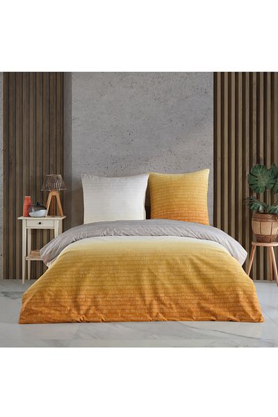 home sense Bequemer und stilvoller Bettbezug - 200x220 cm, atmungsaktives und weiches Baumwollbettwäscheset