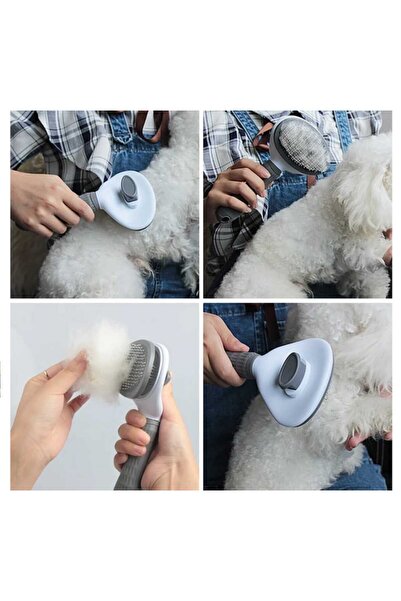 Dalian Home Otomatik Temizlenen Tuşlu Evcil Hayvan Fırçası Kedi Köpek Tüy Top...