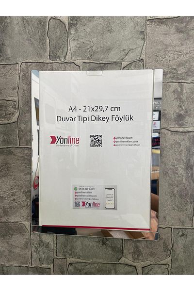 Yönline A4 Plexi Fountain - Easy to Switch Wall and Door Type