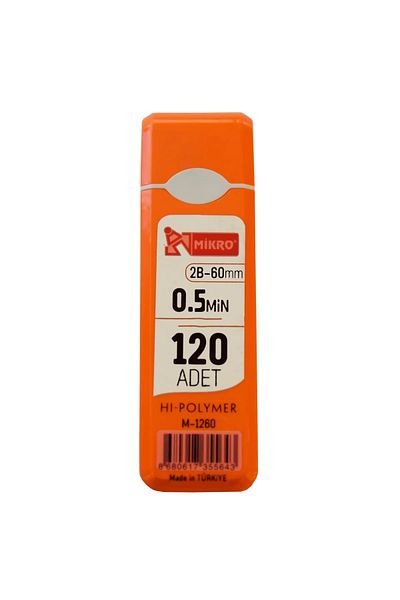 Mikro Licensed 2B-60Mm Ultra Flexible Pen Nib 0.5mm 120Pcs - 1 Piece Orange