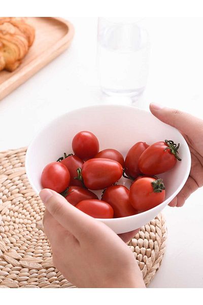 Luminarc Carine Tempered 14 Cm 6-Piece White Snack & Chips Bowl.