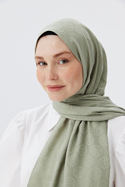 IRMAK YEŞİLİ LYS O DESEN İPEKSİ JAKAR ŞAL