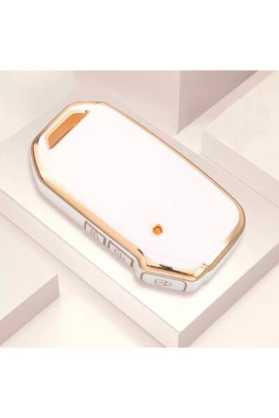 AYZ GARAGE Kia (NEW CASE) TPU Material Cream Key Case