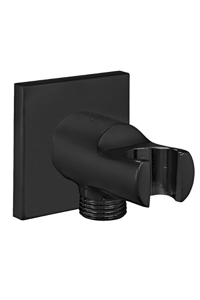 Eca Shower Outlet Elbow Matte Black 102199603C1