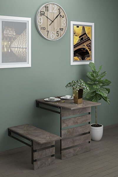 moka park avm Begonya Duvara Monte Katlanabilir Tek Tabureli Pratikmutfak Mas...