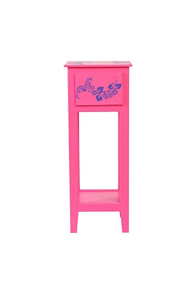 Orta Sofa Bohem Fuşya Mini Komodin