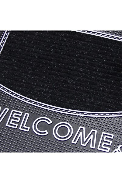 Stepmat Desenli Kauçuk Kapı Önü Paspası