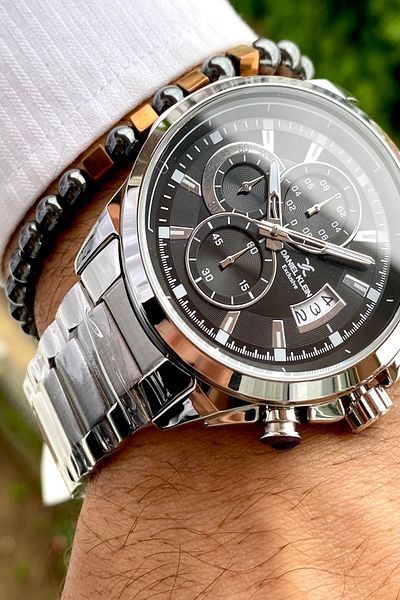 Daniel Klein Men's Wristwatch - Stainless Steel Cord, +3 Atm Waterproof