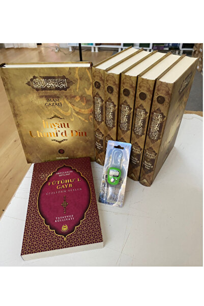 Semerkand Yayınları ihyau ulumiddin 6 kitap + (zikirmatik - fütuhul gayb)