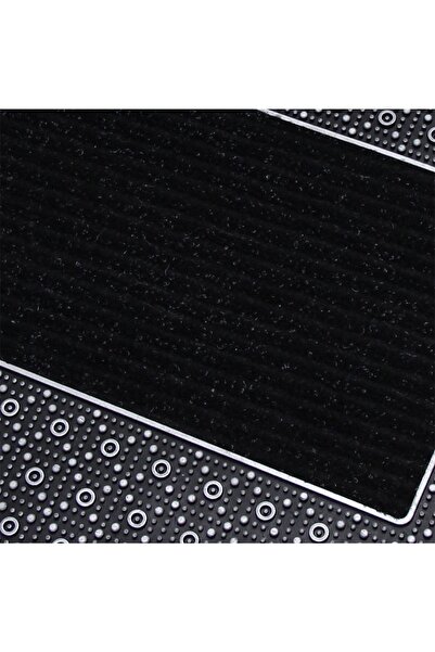 Myfloor Welcome Written Dust Catcher Rubber Door Mat Gray