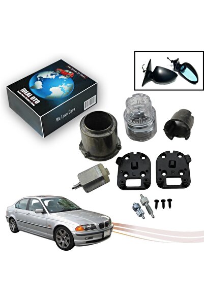 İDEAL OTOMOTİV Bmw 3 E46 1998-2007 Yuvarlak Katlanır Ayna Tamir Seti