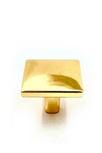 STR MOBAKS Str Kare Düğme Altın Dolap Çekmece Vestiyer Kulp