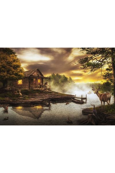 Phoenix 1000 Piece Jigsaw Puzzle Magnificent Nature Summer Evening