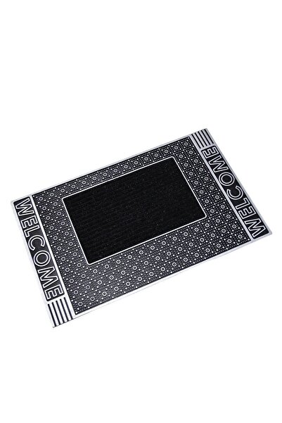 Myfloor Welcome Written Dust Catcher Rubber Door Mat Gray