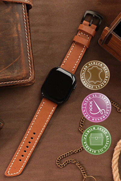 vagave Apple Watch Uyumlu Deri Kordon Saat Kayışı Ultra 2 42 44 45 46 49 Mm6 ...