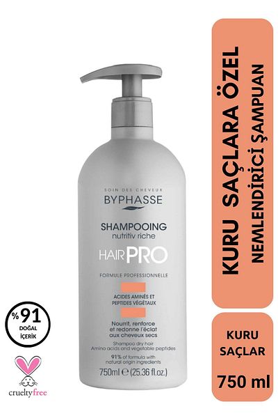 BYPHASSE Hair Pro Special Moisturizing Shampoo for Dry Hair 750ml