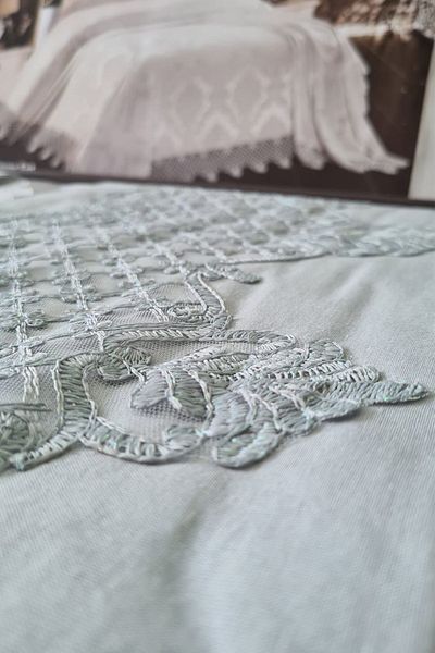 Çeyiz Diyarı Roma Dowry Double Pique Set Gray