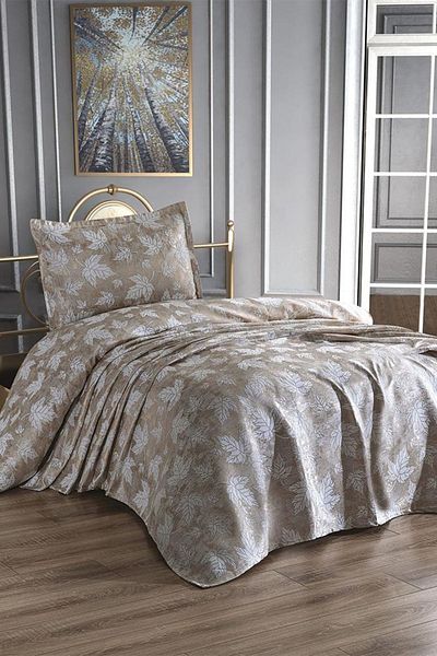 Çeyiz Diyarı Cuvertură de pat jacquard Çınar