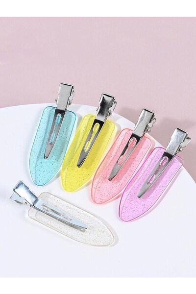 Diloshtrend Design Kadın 5 Adet Renkli Iz Yapmayan Saç Makyaj Cilt Bakımı Kli...